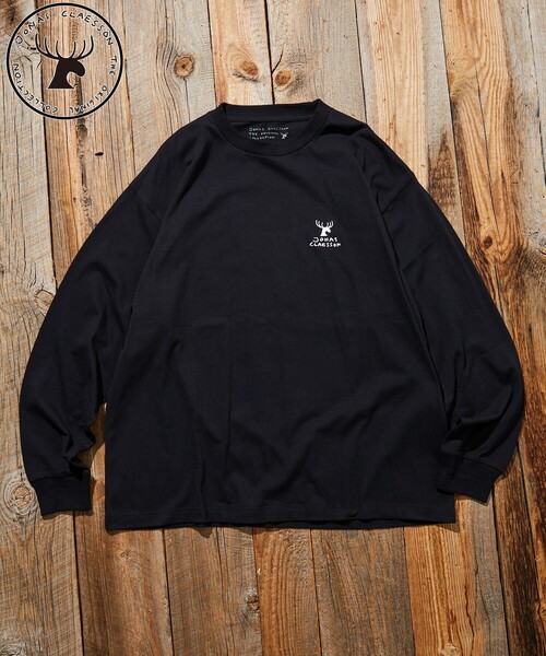 Jonas Claesson(ジョナスクレアッソン)の「JONAS CLAESSON/ジョナス クレアッソン Whale Shark L/S TEE/ホエールシャーク ロングスリーブ Tシャツ/バックプリント/リラックスフィット(Tシャツ/カットソー・メンズ・ブラック/サックスブルー/ホワイト/ライトグレー・SMALL/MEDIUM/LARGE)」の17枚目の写真