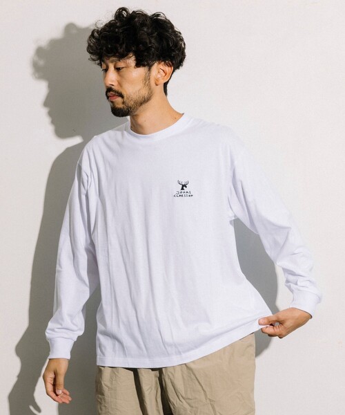 Jonas Claesson(ジョナスクレアッソン)の「JONAS CLAESSON/ジョナス クレアッソン Whale Shark L/S TEE/ホエールシャーク ロングスリーブ Tシャツ/バックプリント/リラックスフィット(Tシャツ/カットソー・メンズ・ブラック/サックスブルー/ホワイト/ライトグレー・SMALL/MEDIUM/LARGE)」の22枚目の写真