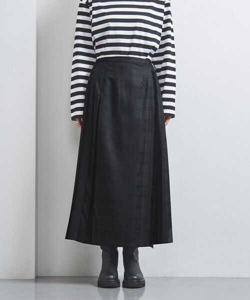 TICCA（ティッカ）の「＜TICCA＞シャドウチェック プリーツスカート（スカート・レディース・ブラック・FREE）」の6枚目の写真