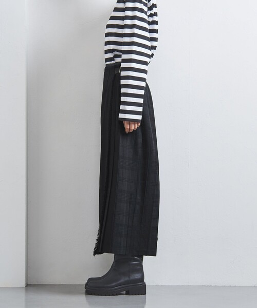 TICCA（ティッカ）の「＜TICCA＞シャドウチェック プリーツスカート（スカート・レディース・ブラック・FREE）」の7枚目の写真