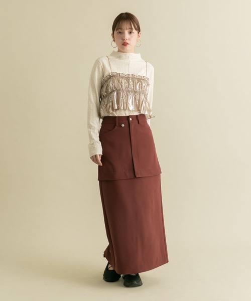 KBF（ケイビーエフ）の「シャイニーギャザービスチェ（ベスト・レディース・ブロンズ/シルバー・ONE）」の15枚目の写真