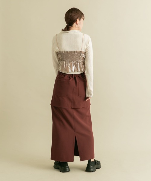 KBF（ケイビーエフ）の「シャイニーギャザービスチェ（ベスト・レディース・ブロンズ/シルバー・ONE）」の17枚目の写真