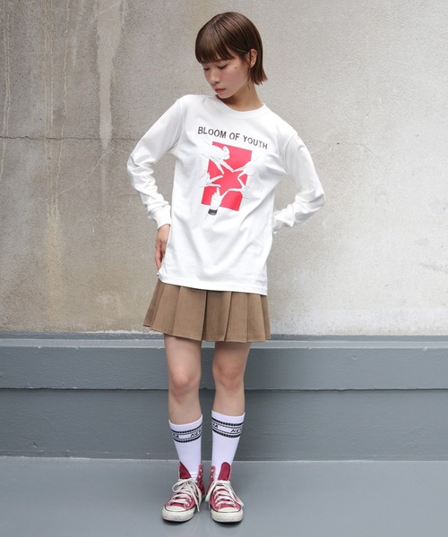 UNIT CHEST(ユニットチェスト)の「【UNIT CHEST】unique unisex long sleeve T-shirt/ユニークユニセックス ロンT LIVE by nosaka_ehe(Tシャツ/カットソー・レディース・ホワイト/ブラック/杢グレー・L/M/S)」の22枚目の写真