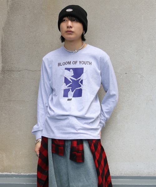 UNIT CHEST(ユニットチェスト)の「【UNIT CHEST】unique unisex long sleeve T-shirt/ユニークユニセックス ロンT LIVE by nosaka_ehe(Tシャツ/カットソー・レディース・ホワイト/ブラック/杢グレー・L/M/S)」の8枚目の写真