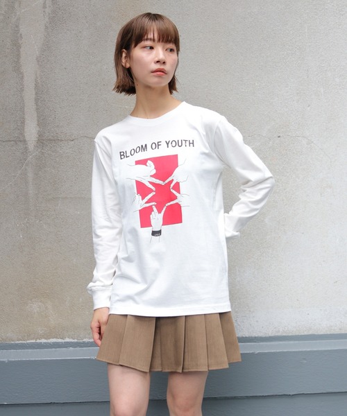 UNIT CHEST(ユニットチェスト)の「【UNIT CHEST】unique unisex long sleeve T-shirt/ユニークユニセックス ロンT LIVE by nosaka_ehe(Tシャツ/カットソー・レディース・ホワイト/ブラック/杢グレー・L/M/S)」の20枚目の写真