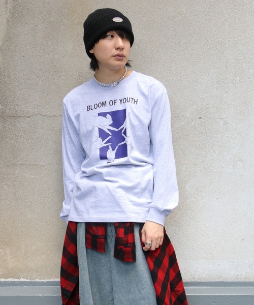 UNIT CHEST(ユニットチェスト)の「【UNIT CHEST】unique unisex long sleeve T-shirt/ユニークユニセックス ロンT LIVE by nosaka_ehe(Tシャツ/カットソー・レディース・ホワイト/ブラック/杢グレー・L/M/S)」の9枚目の写真