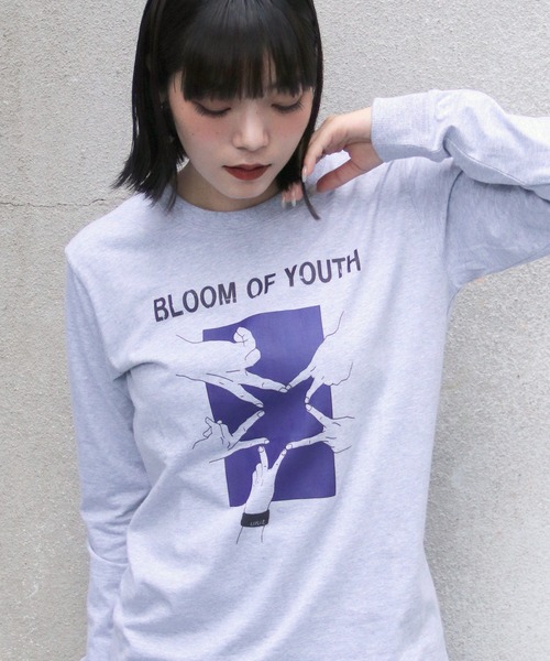 UNIT CHEST(ユニットチェスト)の「【UNIT CHEST】unique unisex long sleeve T-shirt/ユニークユニセックス ロンT LIVE by nosaka_ehe(Tシャツ/カットソー・レディース・ホワイト/ブラック/杢グレー・L/M/S)」の10枚目の写真