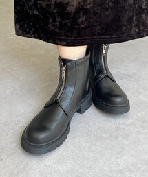 Thevon | 厚底フロントジップブーツ(ブーツ)