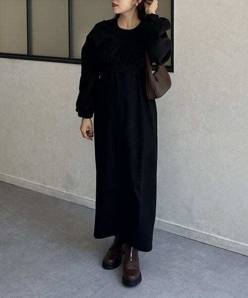 Thevon（ゼボン）の「厚底フロントジップブーツ（ブーツ・レディース・ブラウン/ブラック・M/L）」の11枚目の写真