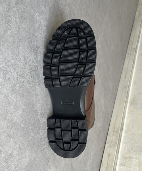 Thevon（ゼボン）の「厚底フロントジップブーツ（ブーツ・レディース・ブラウン/ブラック・M/L）」の15枚目の写真