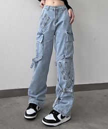 ROOPTOKYO | ワイド カーゴデニムパンツ Y2K(カーゴパンツ)