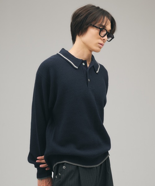 トップス BoTT Button Down Knit Polo (navy) fit=scale-down,w=1200