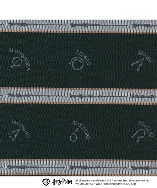 EASTBOY（イーストボーイ）の「リボン (レジメ×杖×呪文) HarryPotter ハリーポッター HOGWARTS ホグワーツ（ネクタイ・レディース・ブルー/エンジ/ベージュ/グリーン・F）」の5枚目の写真