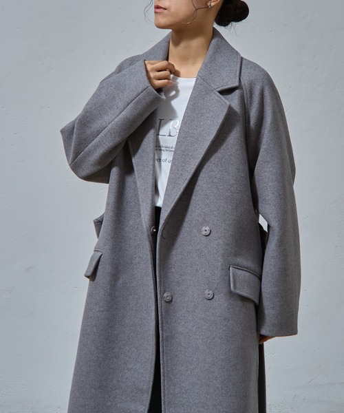 COLONY 2139（コロニートゥーワンスリーナイン）の「テックウールWロングコート（その他アウター・レディース・ネイビー/グレー/モカ/ブラック・MEDIUM/SMALL）」の20枚目の写真