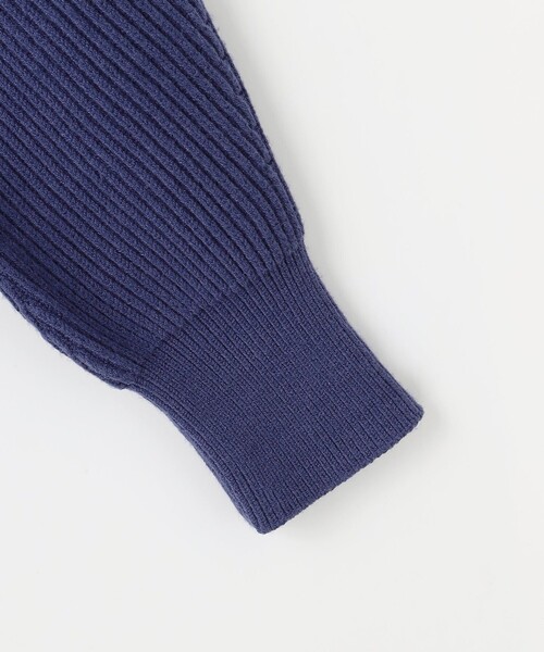 ANY SIS（エニィスィス）の「【洗える・セットアップ可】アンチピリング変形畔 ボトルネック ニット（ニット/セーター・レディース・ブラック系/オレンジ系/ダルブルー系/ダークブラウン系/アイボリー系・2）」の20枚目の写真