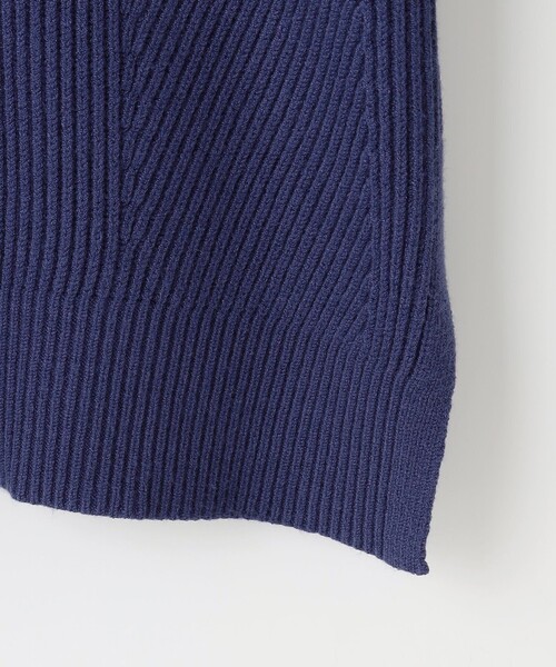 ANY SIS（エニィスィス）の「【洗える・セットアップ可】アンチピリング変形畔 ボトルネック ニット（ニット/セーター・レディース・ブラック系/オレンジ系/ダルブルー系/ダークブラウン系/アイボリー系・2）」の21枚目の写真