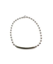 Import & Select（インポートアンドセレクト）の「KISHOKACHI 希少価値  フラットバーチャームステンレスブレスレッド（ブレスレット）」