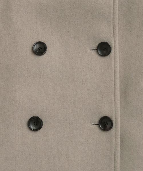 A part by（アパートバイ）の「スーパー100 2WAYコート（ピーコート