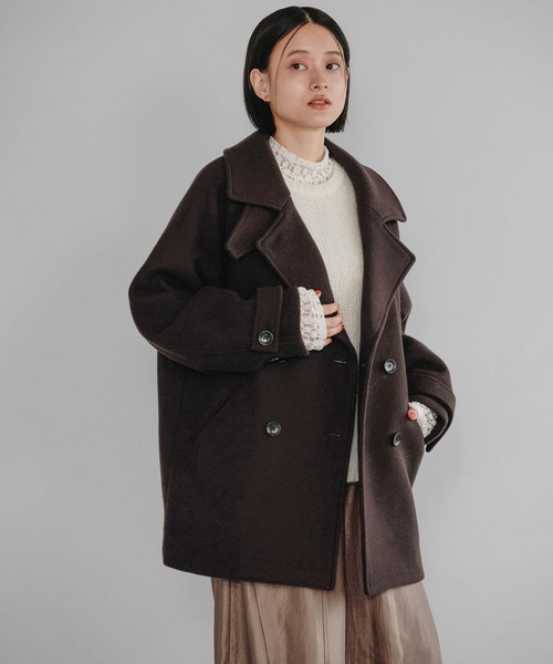 スーパー100 2WAYコート（ピーコート）｜A part by（アパートバイ）の