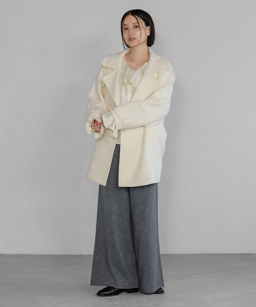 スーパー100 2WAYコート（ピーコート）｜A part by（アパート