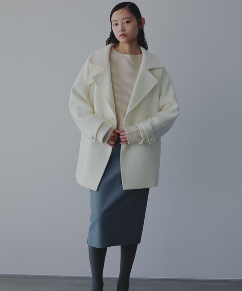 A part by（アパートバイ）の「スーパー100 2WAYコート（ピーコート