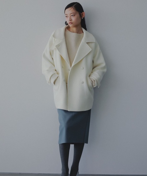 A part by（アパートバイ）の「スーパー100 2WAYコート（ピーコート