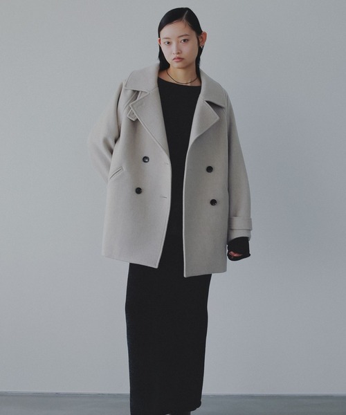 スーパー100 2WAYコート（ピーコート）｜A part by（アパート