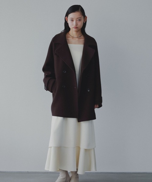 スーパー100 2WAYコート（ピーコート）｜A part by（アパート