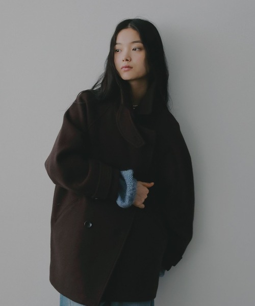 A part by（アパートバイ）の「スーパー100 2WAYコート（ピーコート