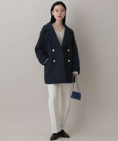 スーパー100 2WAYコート（ピーコート）｜A part by（アパートバイ）の