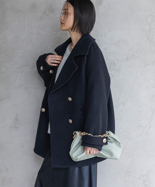 スーパー100 2WAYコート（ピーコート）｜A part by（アパートバイ）の