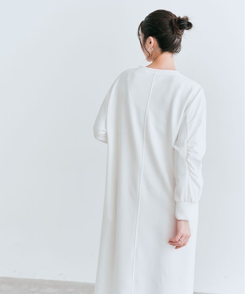 kirakiraShop(キラキラショップ)の「異素材 ダンボール ワンピース(ワンピース・レディース・ブラック/オフホワイト/ネイビー・M/L)」の10枚目の写真
