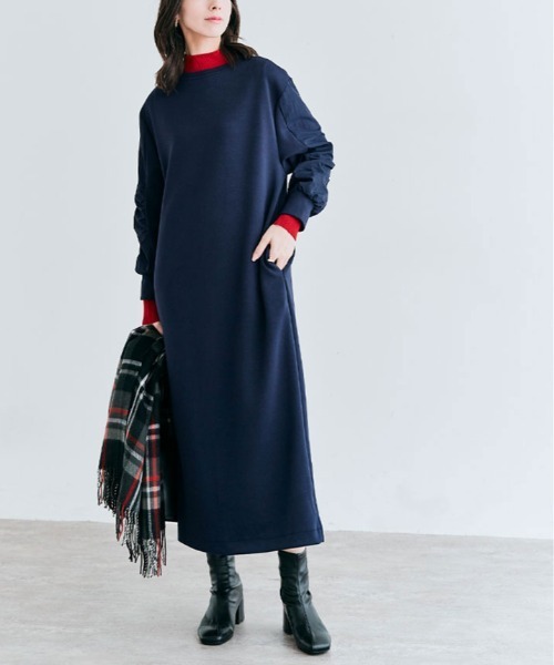kirakiraShop(キラキラショップ)の「異素材 ダンボール ワンピース(ワンピース・レディース・ブラック/オフホワイト/ネイビー・M/L)」の22枚目の写真