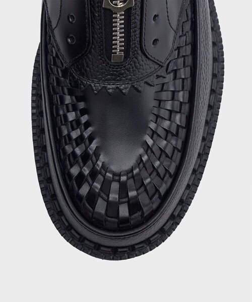 foot the coacher（フットザコーチャー）の「CHAOS FRONT ZIP（ブーツ・メンズ・ブラック・25.5cm/26.5cm）」の4枚目の写真