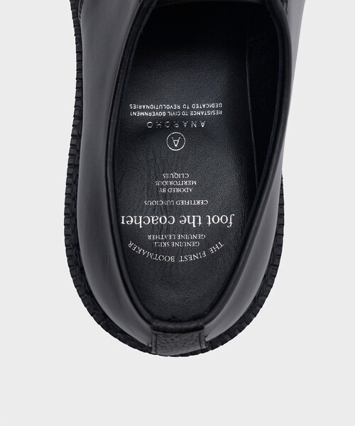 foot the coacher（フットザコーチャー）の「CHAOS FRONT ZIP（ブーツ・メンズ・ブラック・25.5cm/26.5cm）」の3枚目の写真