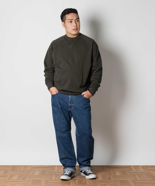 EDWIN(エドウィン)の「【EDWIN】「大きいサイズ」「404」ルーズストレート(デニムパンツ・メンズ・ダークインディゴブルー・38inch)」の4枚目の写真