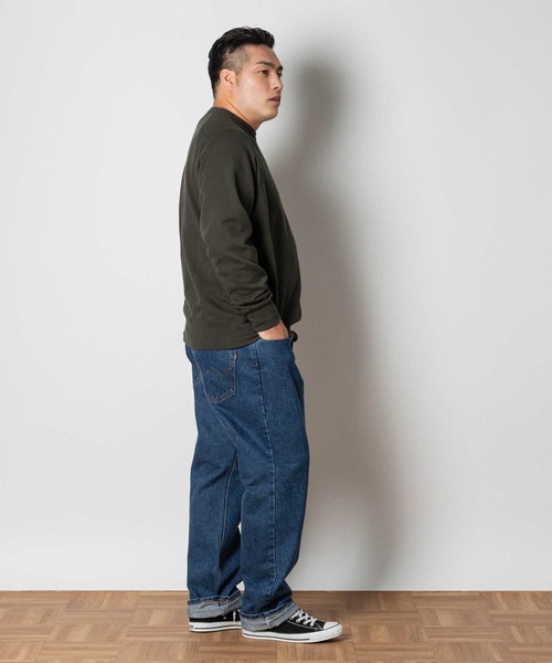 EDWIN(エドウィン)の「【EDWIN】「大きいサイズ」「404」ルーズストレート(デニムパンツ・メンズ・ダークインディゴブルー・38inch)」の5枚目の写真