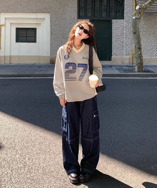 sevens(セブンズ)の「【sevens】SW 27 ナイロントップス(ナイロンジャケット・レディース・グレー・FREE)」の3枚目の写真