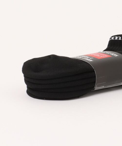 Manhattan Portage(マンハッタンポーテージ)の「Manhattan Portage/マンハッタンポーテージ ソックス ANKLE SOCKS 3P SET MU002(ソックス/靴下・メンズ・ブラック×ブルー/ブラック×ピンク/ブラック/ホワイト・25-27CM/23-25cm)」の5枚目の写真