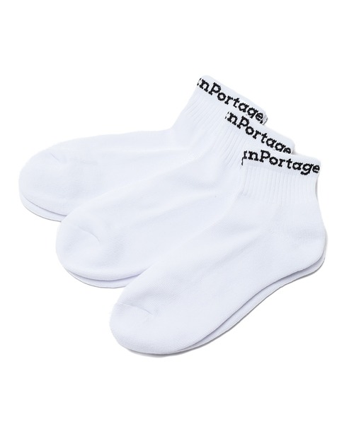 Manhattan Portage(マンハッタンポーテージ)の「Manhattan Portage/マンハッタンポーテージ ソックス ANKLE SOCKS 3P SET MU002(ソックス/靴下・メンズ・ブラック×ブルー/ブラック×ピンク/ブラック/ホワイト・25-27CM/23-25cm)」の2枚目の写真