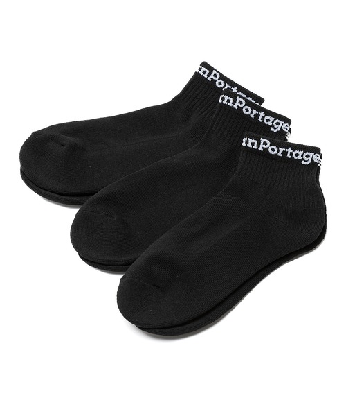 Manhattan Portage(マンハッタンポーテージ)の「Manhattan Portage/マンハッタンポーテージ ソックス ANKLE SOCKS 3P SET MU002(ソックス/靴下・メンズ・ブラック×ブルー/ブラック×ピンク/ブラック/ホワイト・25-27CM/23-25cm)」の3枚目の写真