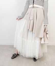 RANDA | ティアードチュールレイヤードスカート(スカート)