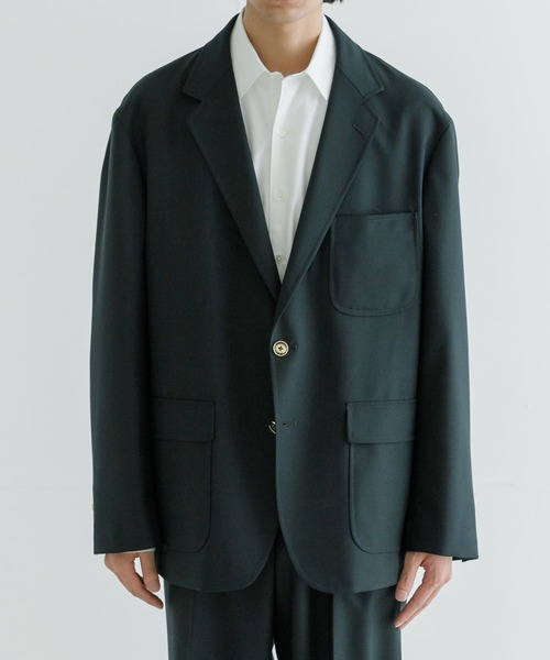 FREEMANS SPORTING CLUB（フリーマンズ スポーティング クラブ）の「FREEMANS SPORTING CLUB　St MARKS JACKET（その他アウター・メンズ・グリーン/ネイビー・SMALL/MEDIUM/LARGE）」の2枚目の写真