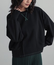 n'OrLABEL（ノアールレーベル）の「『バックジップ配色ステッチスウェット』（スウェット）」