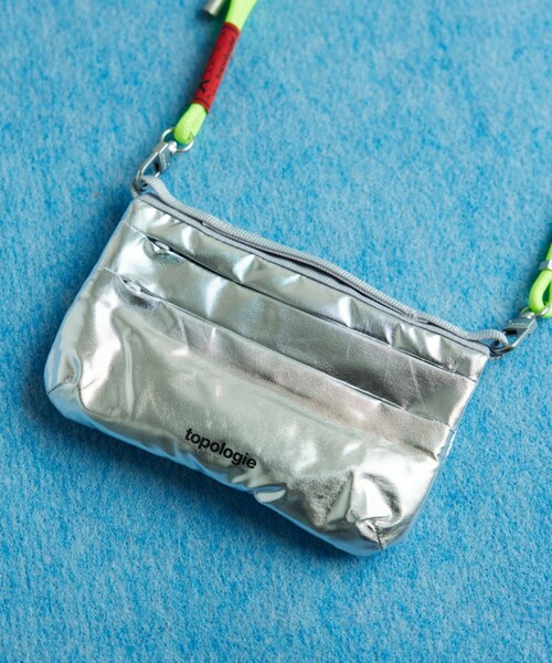 新品 topologie Phone Sacoche Chrome シルバー topologie / Phone Sacoche 【バッグ単体】(Chrome/Metallic)