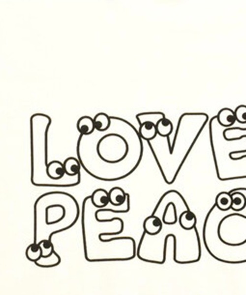 roarguns（ロアーガンズ）の「WOMAN FOAM PRINT T（Tシャツ/カットソー・レディース・ブラック/ホワイト・3/1/2）」の3枚目の写真