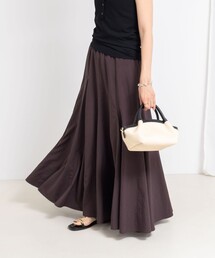 【美品】sacai/サカイ ベルト付きプリーツスカート ボルドー フレア サカイ sacai プリーツスカート フレア イージー アシンメトリー