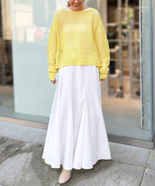 2nd NOLLEY'S　ウォッシャブルヴィンテージタフタマチ入りマキシスカート NOLLEY'S スカート ヴィンテージタフタマチ入りマキシスカート