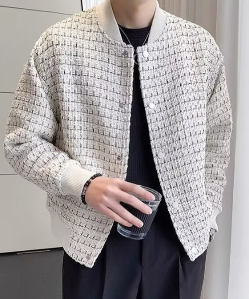 【セール】〈ユニセックス商品〉ツイードブルゾン（ブルゾン）｜CREARE -LINO-（クレアーレリノ）