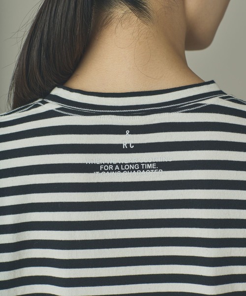 Curensology(カレンソロジー)の「Curensology(カレンソロジー)/<&RC>ボーダーロングスリーブプルオーバー(Tシャツ/カットソー・レディース・レッド/ブラック/ブルー/ネイビー/ネイビー×ホワイト/ブラック×ホワイト・FREE)」の15枚目の写真